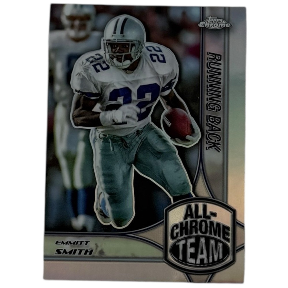 2024 Topps‎ Chrome - Emmitt Smith ( Cowboys ) All-Chrome Team Refractor #ACT-3